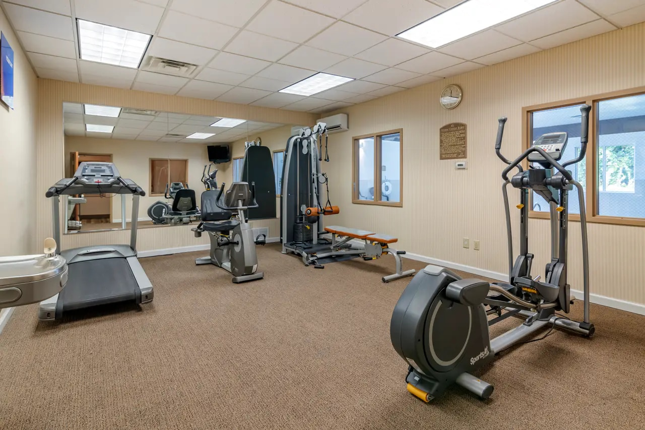 Well-Equipped Fitness Center